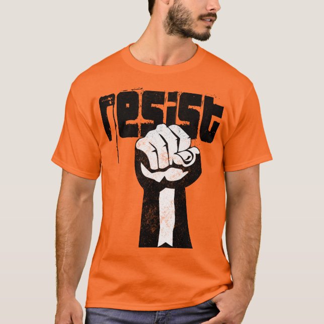 Camiseta Resiste à Trendência, poderosa manifestação políti (Frente)