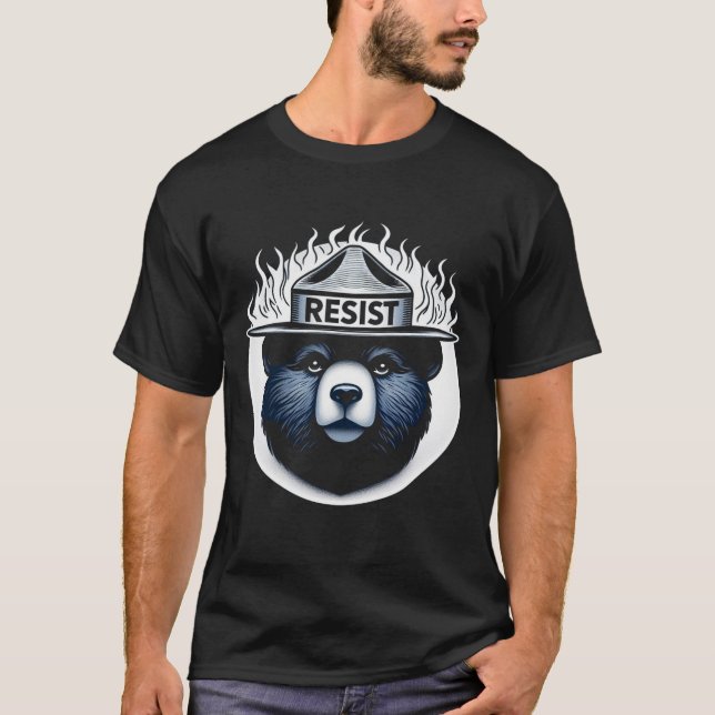 Camiseta Resiste Ao Parque De Proteção Do Serviço Nacional  (Frente)