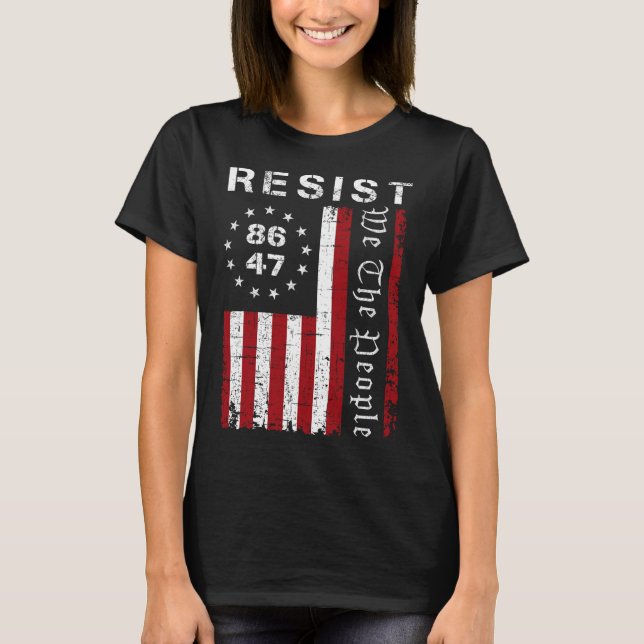 Camiseta Resiste Ao Protesto, Nós, A Porta De Bandeira Do P (Frente)