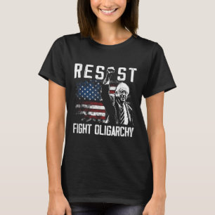 Camiseta Resiste Bernie Sanders A Lutar Contra O Projeto De
