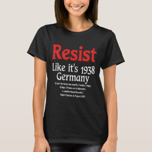 Camiseta Resiste como se fosse 1938 Alemanha 18
