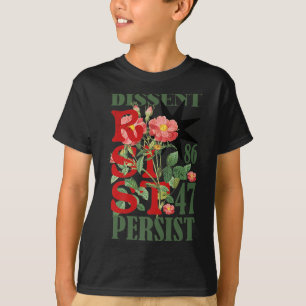 Camiseta Resistência 8647 Discordância Persiste Anti-Trump