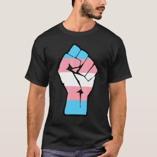 Camiseta Resistência à força Transgênero Sinalizador Trans