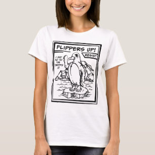 Camiseta Resistência A Pinguins Contra Flores De Tarifas