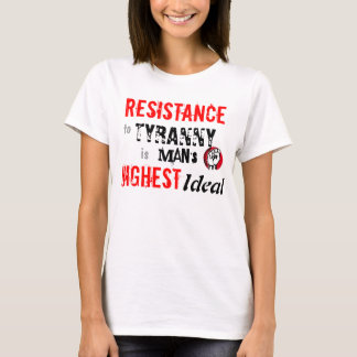 Camiseta RESISTÊNCIA à tirania