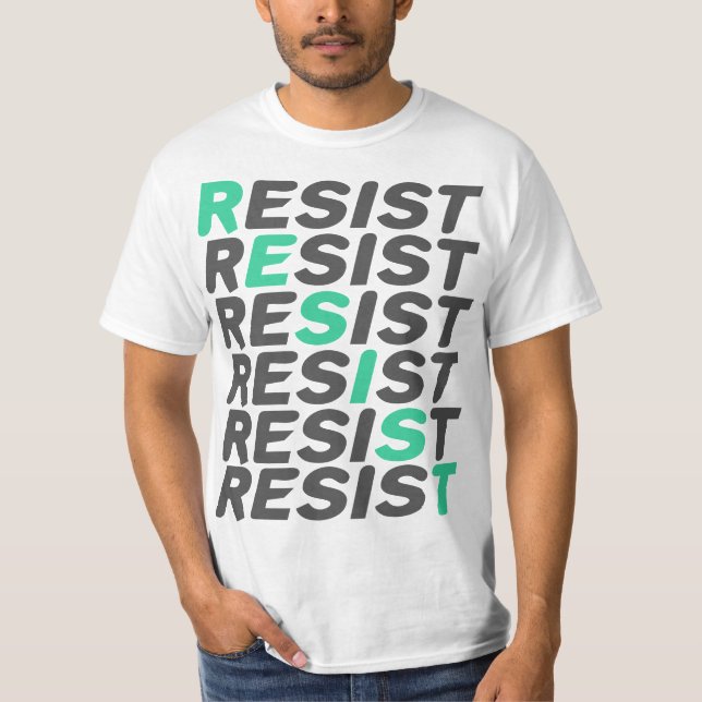 Camiseta Resistência Anti-Trump (Frente)