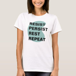 Camiseta Resistência Ao Antifascista Persistente
