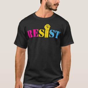 Camiseta Resistência ao aumento da pontuação LGBTQ do orgul