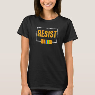 Camiseta Resistência Ao Geek Eletrônico E Científico Resist
