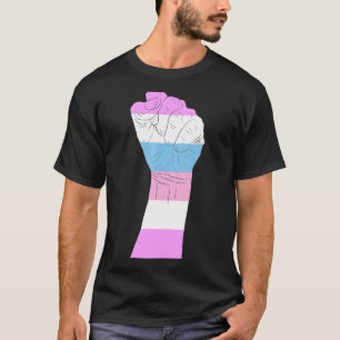 Camiseta Resistência Ao Orgulho Lgbt Trans De Sinalizador T