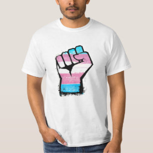 Camiseta Resistência ao Protesto Trans
