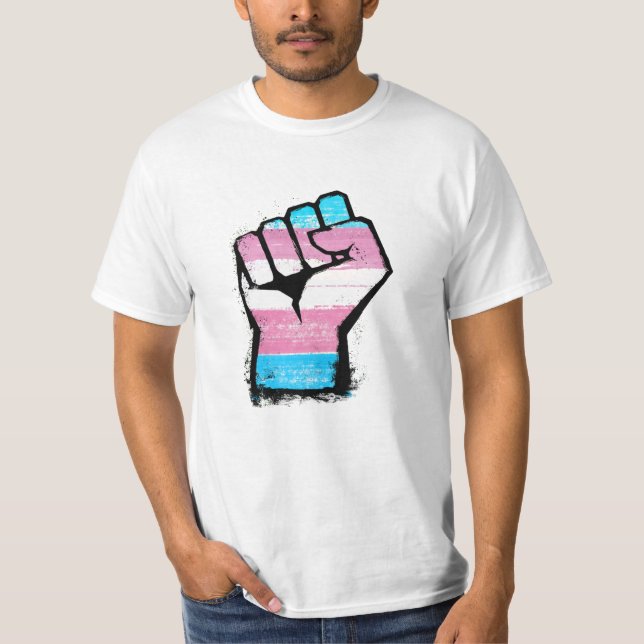 Camiseta Resistência ao Protesto Trans (Frente)