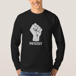 Camiseta Resistência com punho - em branco