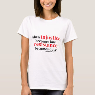 Camiseta Resistência da injustiça