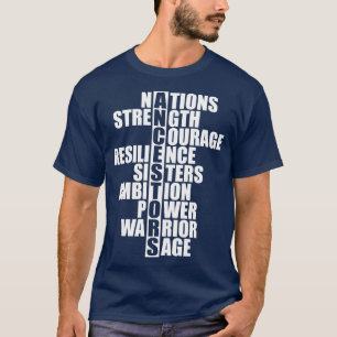 Camiseta Resistência da nação dos Ancestrais coragem resist