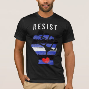 Camiseta Resistência do couro