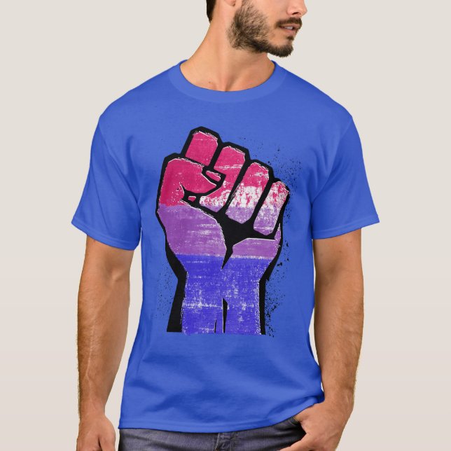 Camiseta Resistência do Orgulho Bi (Frente)