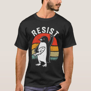 Camiseta Resistência do pinguim - Retrorresistente - Gráfic