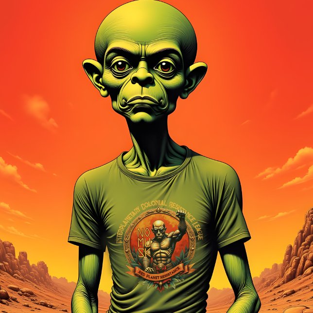 Camiseta Resistência do Planeta Vermelho (Criador carregado)