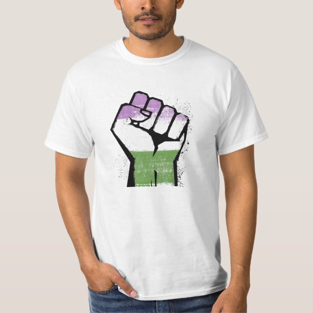 CAMISETA RESISTÊNCIA GENDERQUEER (Frente)