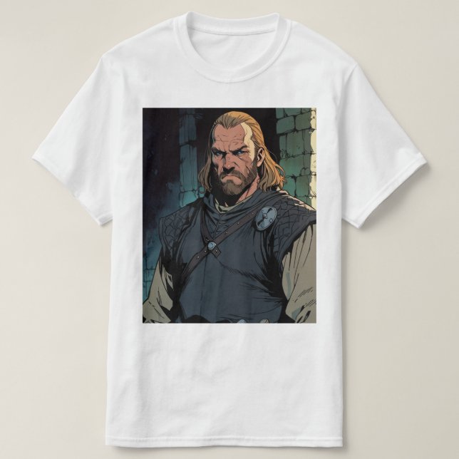 Camiseta Resistência humilde: Sandor Clegane, os Negros Cam (Frente do Design)