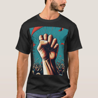 Camiseta Resistência levantada em protesto