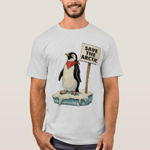 Camiseta Resistência: O Pinguim Luta Contra Tarifa