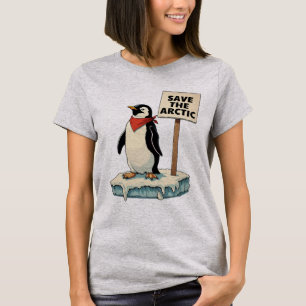 Camiseta Resistência: O Pinguim Luta Contra Tarifa