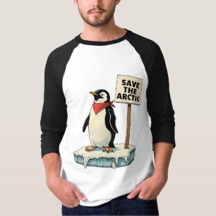 Camiseta Resistência: O Pinguim Luta Contra Tarifa