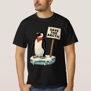 Camiseta Resistência: O Pinguim Luta Contra Tarifa