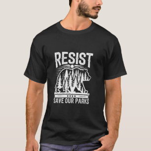 Camiseta Resistência Salve Nossos Parques Alt Estados Unido