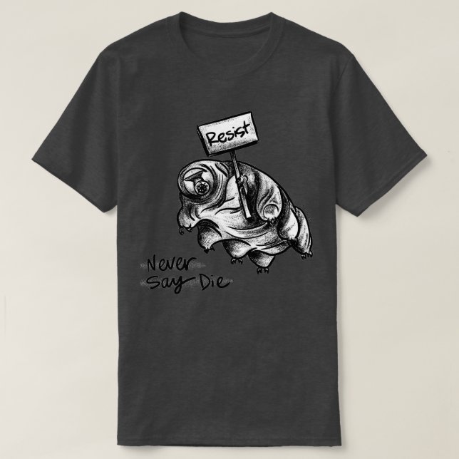 Camiseta Resistência Tardigrado (Frente do Design)