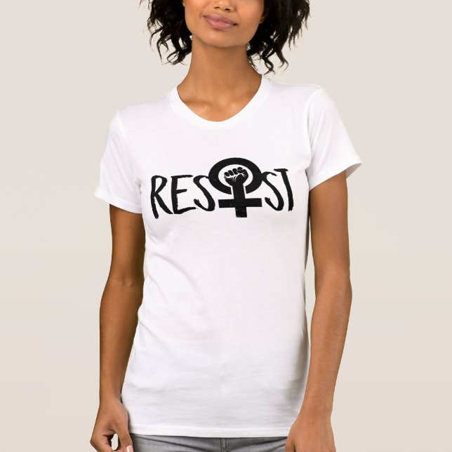 CAMISETA RESISTENTE E FEMINISTA (Frente)