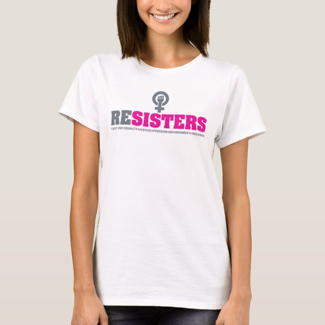 Camiseta RESISTERS / O novo emblema da resistência (Frente)
