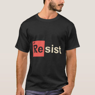 Camiseta Resistir a 47 Símbolo Químico do Elemento Trump