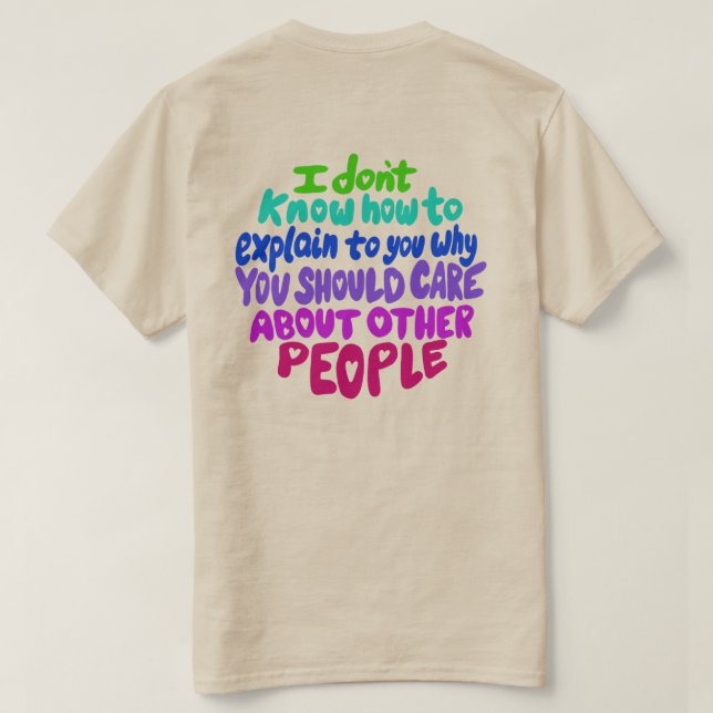 Camiseta Resistir à Mão Acondicionada (Verso do Design)