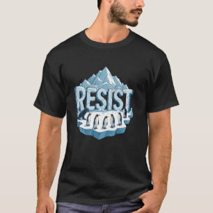 Camiseta RESISTIR Alterar Selo Pinguim Australiano Islândia