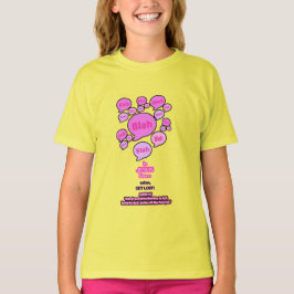 Camiseta Resistir ao diabo - rosa - Camisa-T da moça