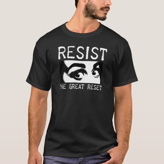 Camiseta Resistir ao Excelente Redefinir o Ministério da Ve (Frente)