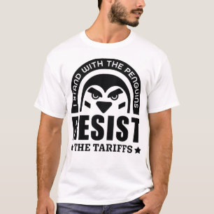 Camiseta Resistir Às Tarifas Penguin