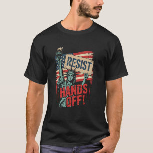 Camiseta Resistir Estátua da Liberdade Resistência Fora Pro