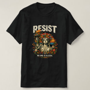 Camiseta Resistir: "Ninguém é ilegal"