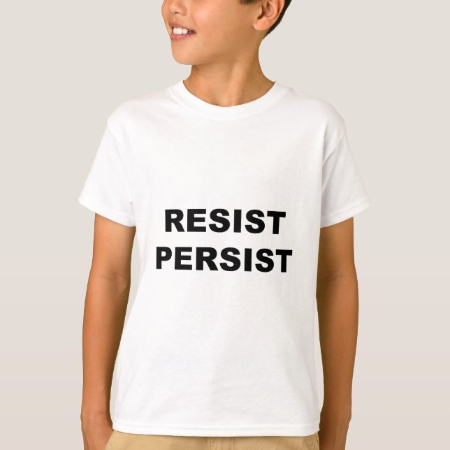 CAMISETA RESISTIR PERSISTIR (Frente)