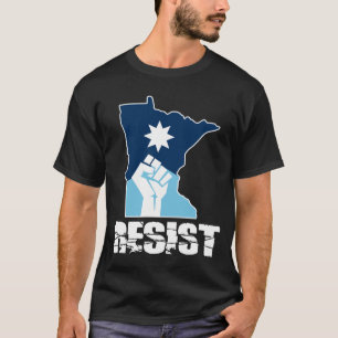 Camiseta Resistir Punho Erguido Minnesota