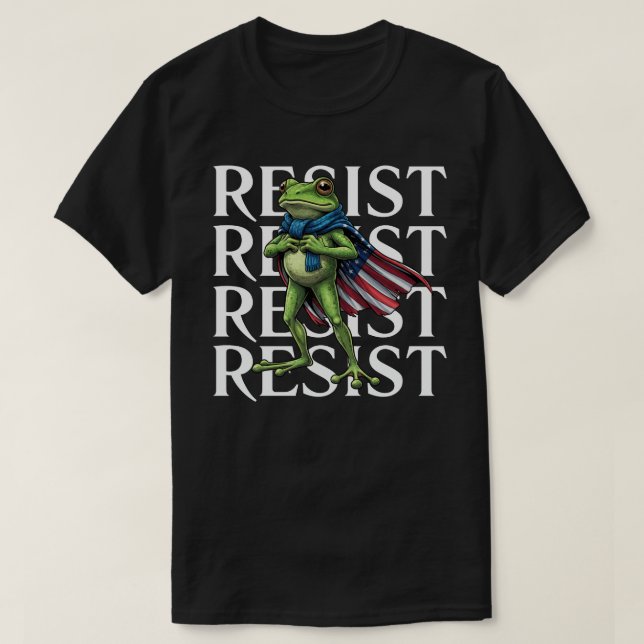 Camiseta Resistir Sapo (Frente do Design)