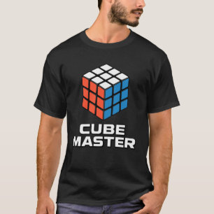 Camiseta Resolução de Cubo 3x3 de Speedcubing Mestre Speedc
