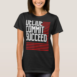 Camiseta Resolução de Malhação de Workout Decidir Confirmar