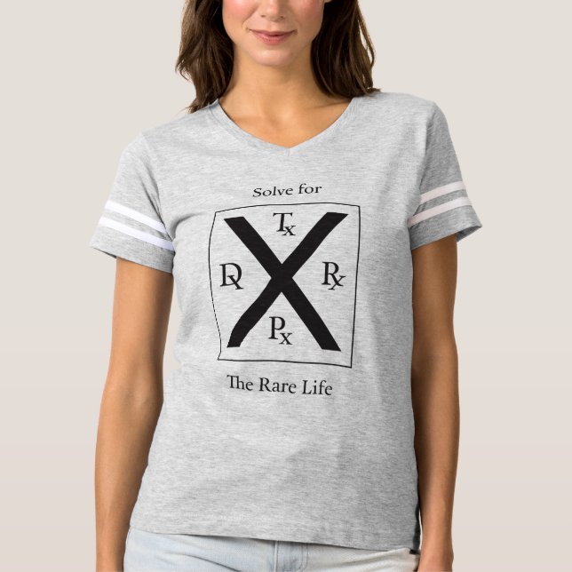 Camiseta Resolva para X, a vida rara (Frente)