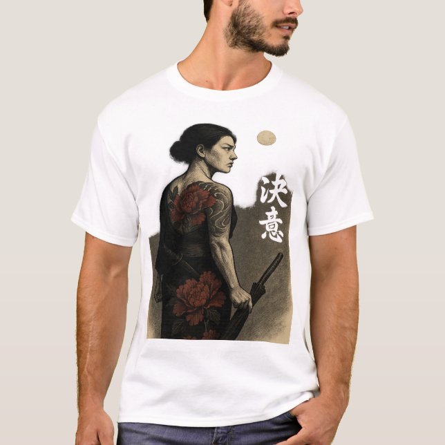 Camiseta “Resolve Beneath the Moon – Gekka no Ketsui” (Frente)