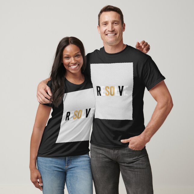 Camiseta Resolve™ Premium Fitness Saúde Fé Design (Unissex)